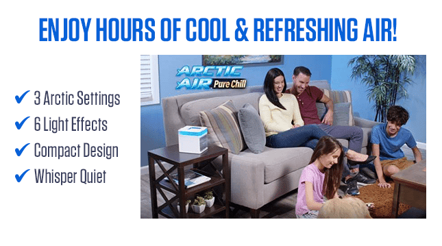 Enjoy Hours Of Cool & Refreshing Air!